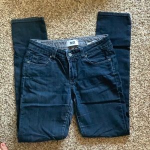 Paige dark skinny jeans